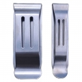Stainless steel belt clip, TWO WIDTHS - 2-PACK