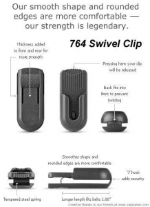 Ultra Swivel Belt Clip Details