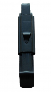 842-CN Military keeper clip with slide lock, tempered gear clip