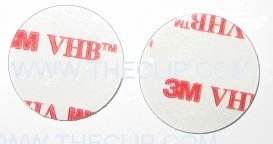 3M VHB DOUBLE-SIDED Adhesive, small, round