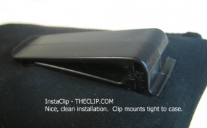 InstaClip one-piece belt clip
