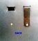 Metal belt extended clip (607EBN), Dark Brown powder coated, Tempered