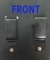 Metal belt holster clip (607NP), Tempered Belt Clip, Nickel Plated