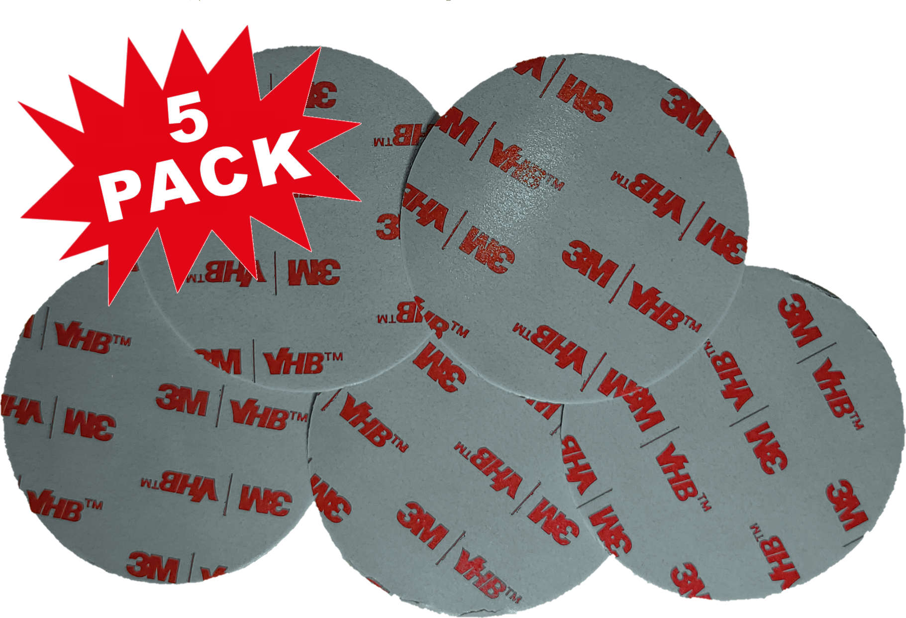 3M VHB Adhesive Pads, Double Sided Adhesive Mounting Squares 2in