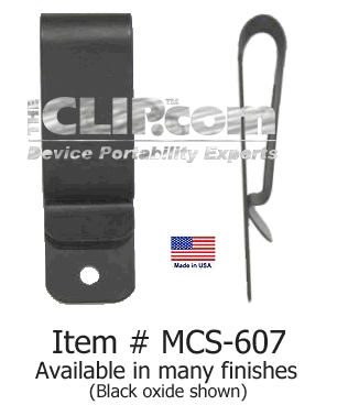  THECLIP.COM Holster Clip Black Powder Coated Steel (607) :  Sports & Outdoors