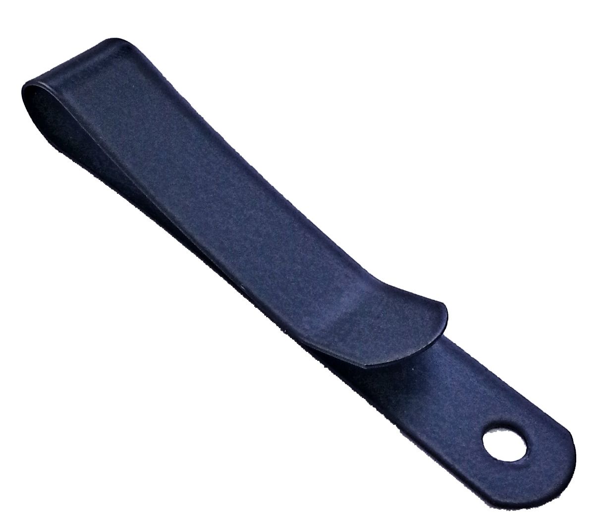  Inc. > Knife Sheath Clips > Small spring steel metal belt clip.  Made in USA