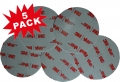 5-PACK 3M VHB Adhesive, ROUND, 1.25" inch diameter, double paper