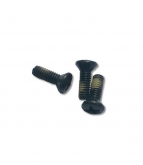 SCREW, PHILLIPS RAISED COUNTERSUNK, STEEL, 0.5" length, Nylon patch, 8/32 thread; pack of 100