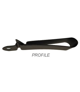 Metal belt holster clip (610BP), Tempered, USA