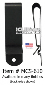  THECLIP.COM 610 Metal Belt Holster Clip Black Powder Coated :  Gun Holsters : Sports & Outdoors