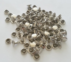 Rivet Set - 100 Pack - Nickel-plated #03